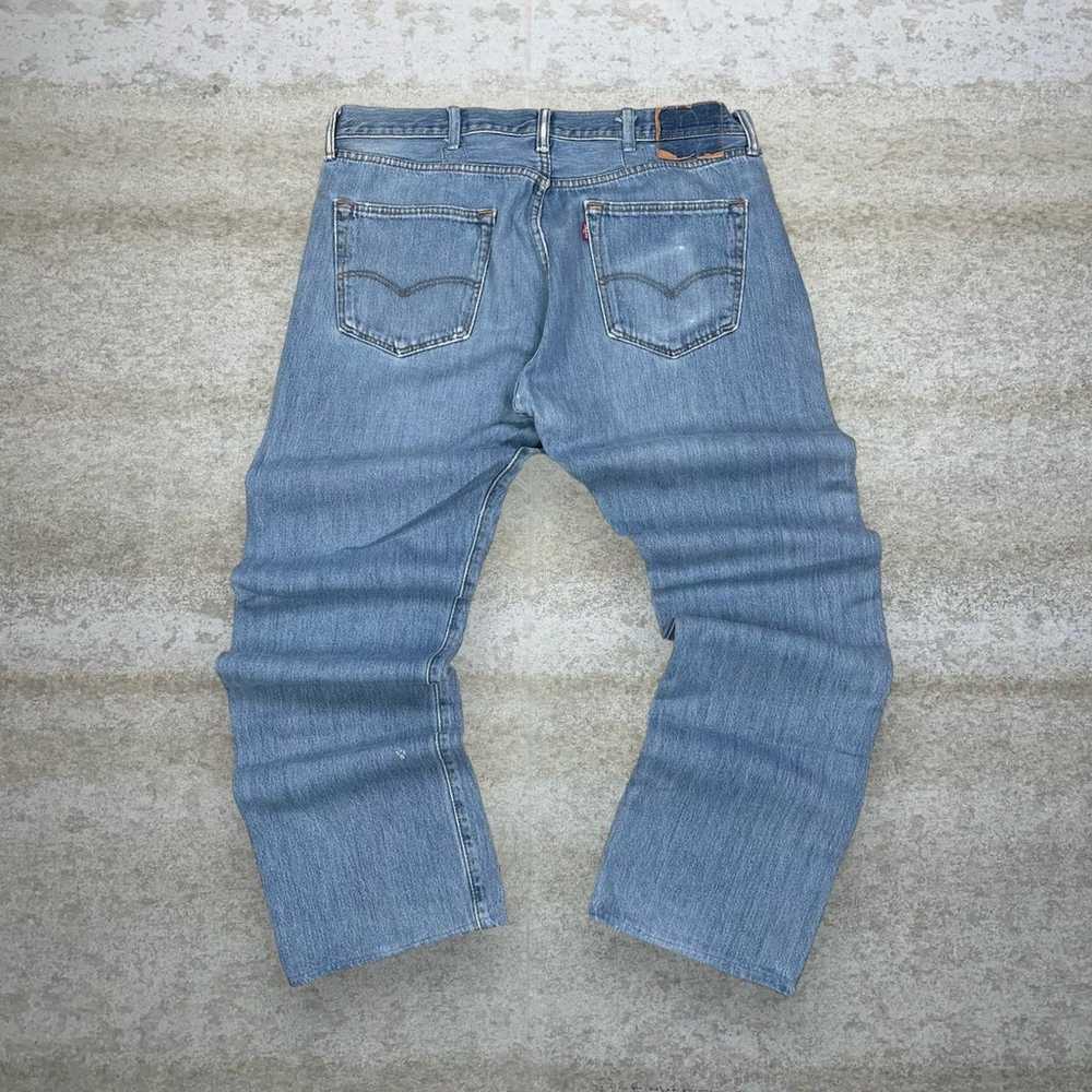 Vintage Levis 501 Straight Fit Jeans with Homemad… - image 2