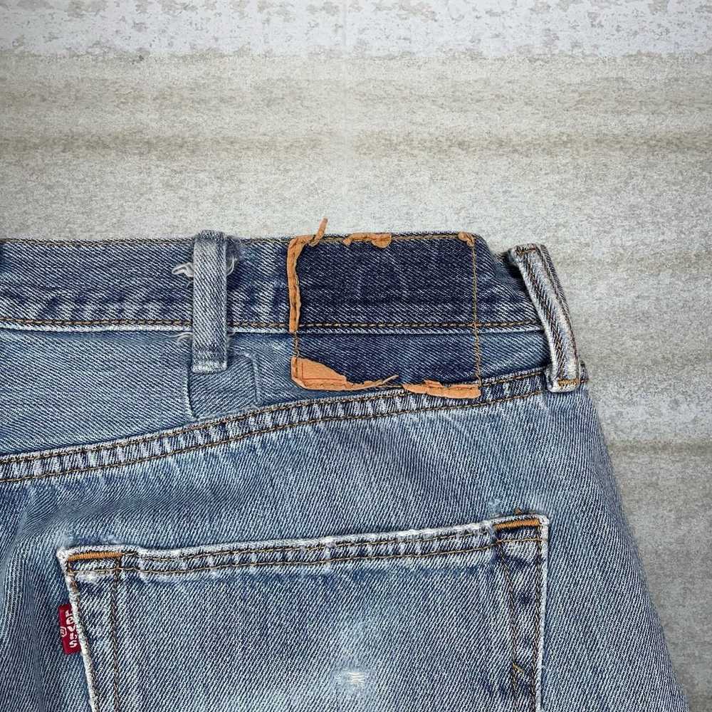 Vintage Levis 501 Straight Fit Jeans with Homemad… - image 4