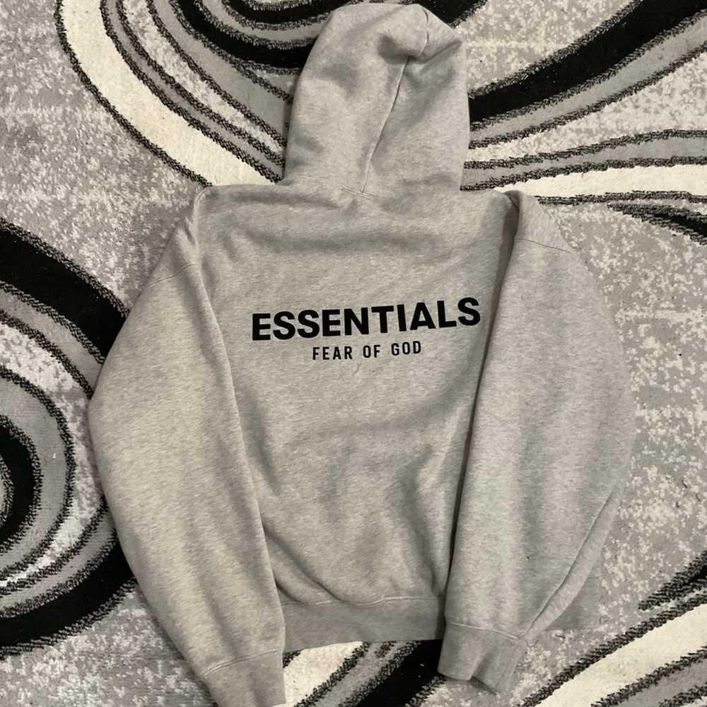 Essentials fear of god (FOG) grey hoodie - image 3