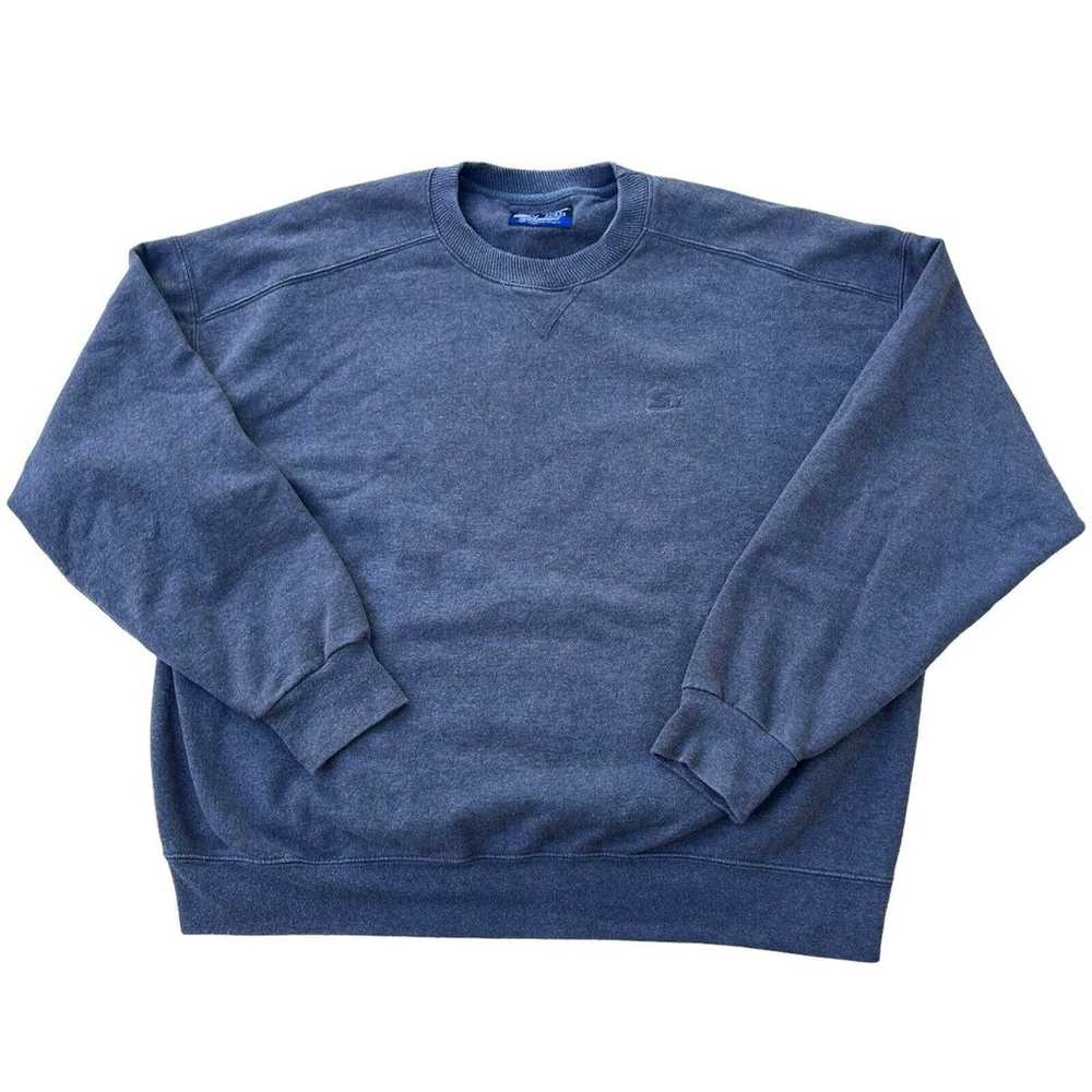 VTG Starter Probo Sweatshirt Mens XL Dark Grey Bl… - image 1