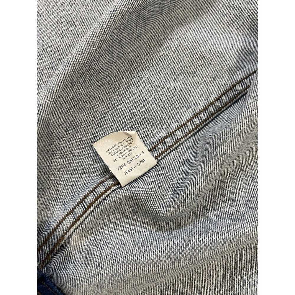 Vintage LEVIS Silver Tab Jacket Mens Medium Blue … - image 11