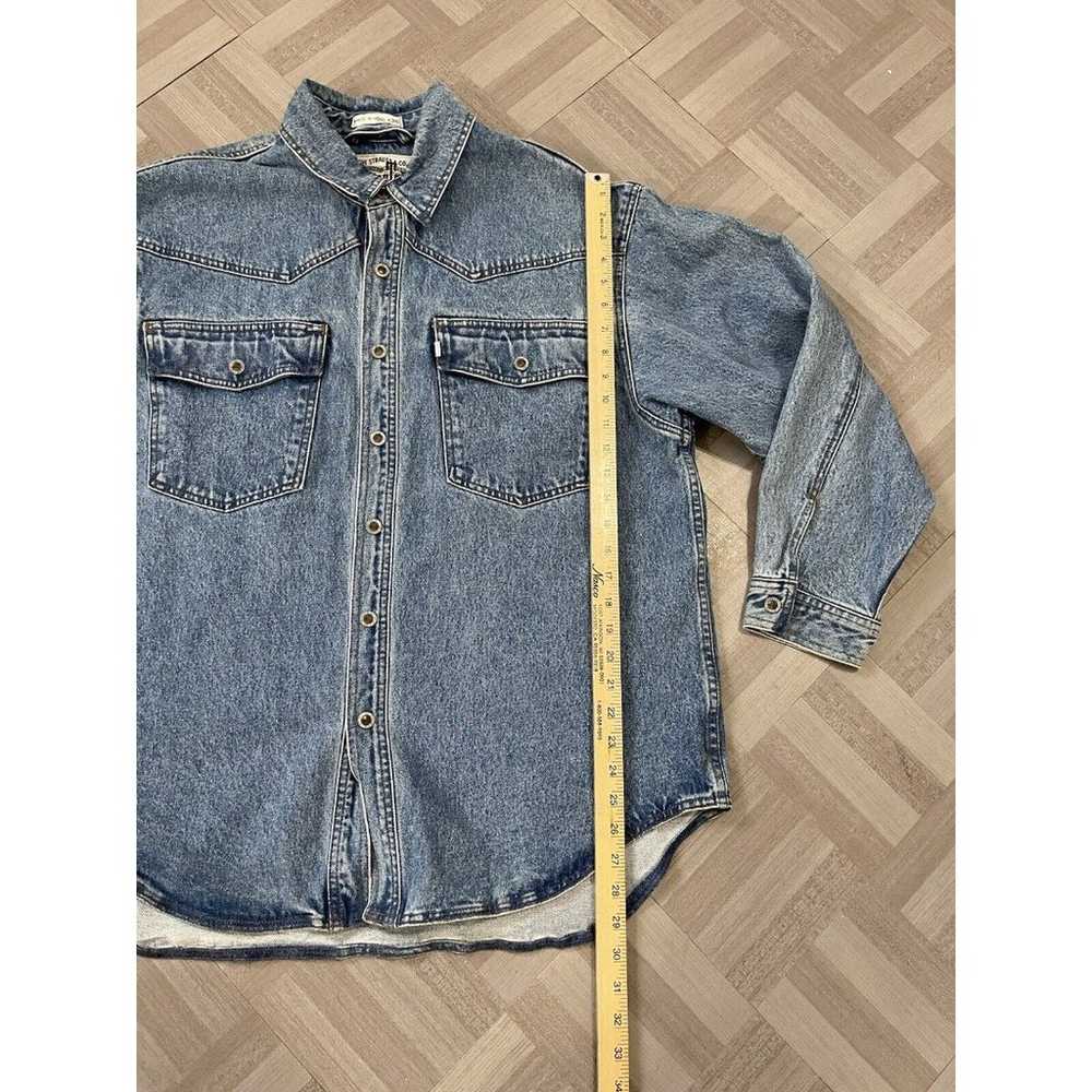 Vintage LEVIS Silver Tab Jacket Mens Medium Blue … - image 7