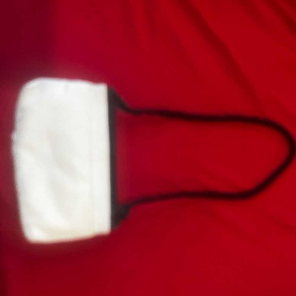 Black white mini leather bag - image 2