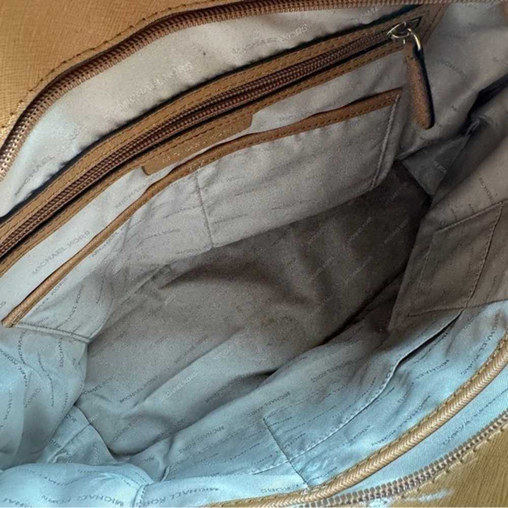 Michael Kors Monogram Vertical Tote Shoulder Bag - image 12