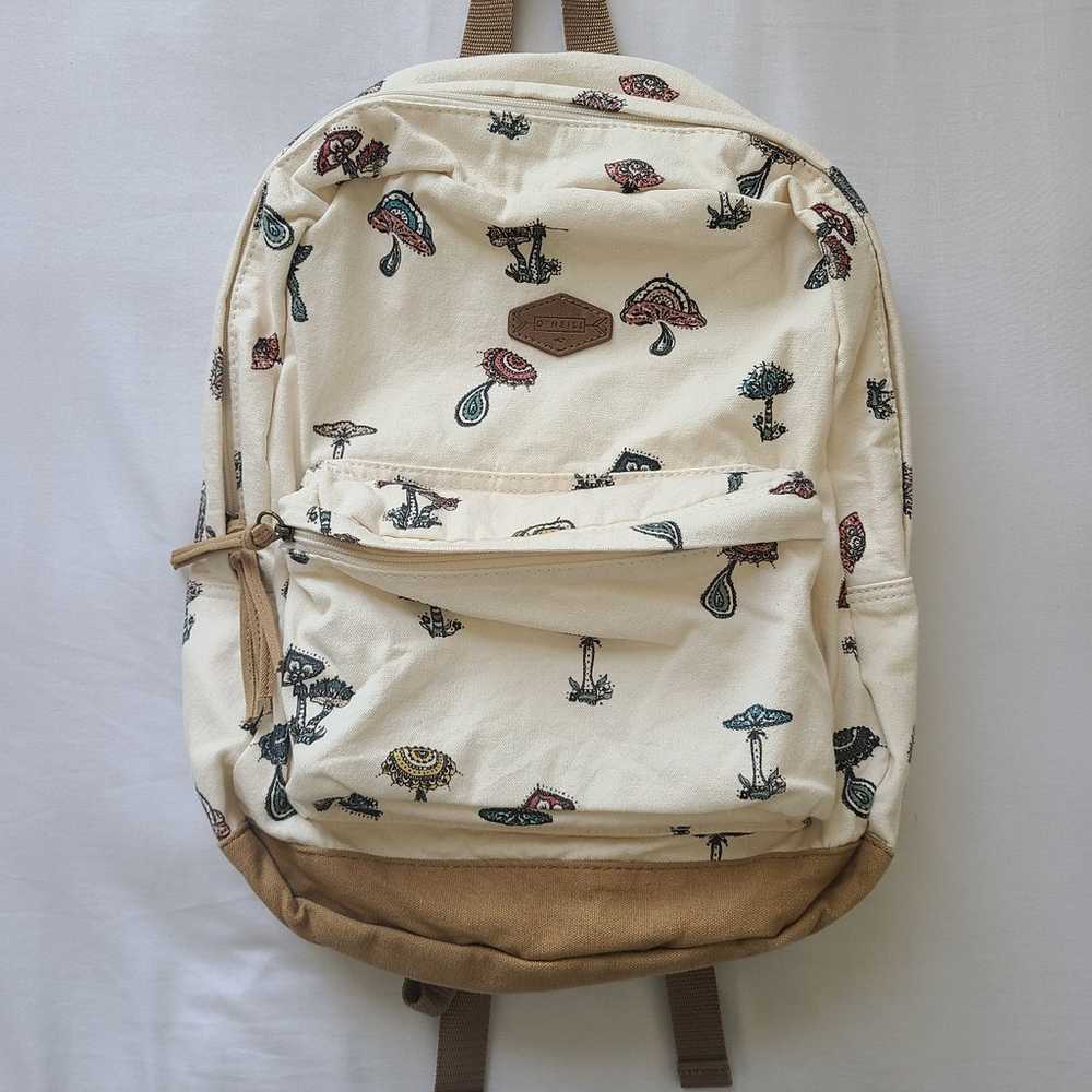 Nwot O'neill White Mushroom Backpack Full size - image 3