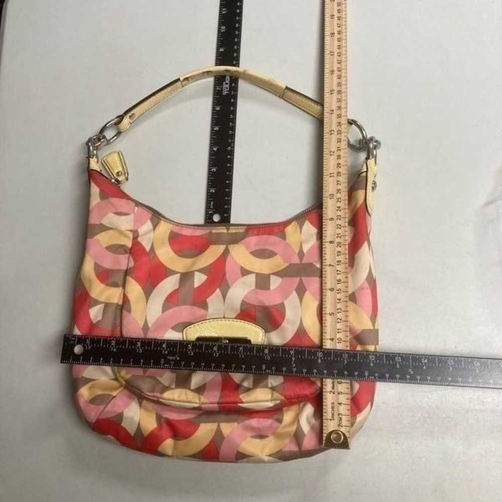 COACH Kristin Satchel Handbag  L1276-F22745 Yello… - image 3