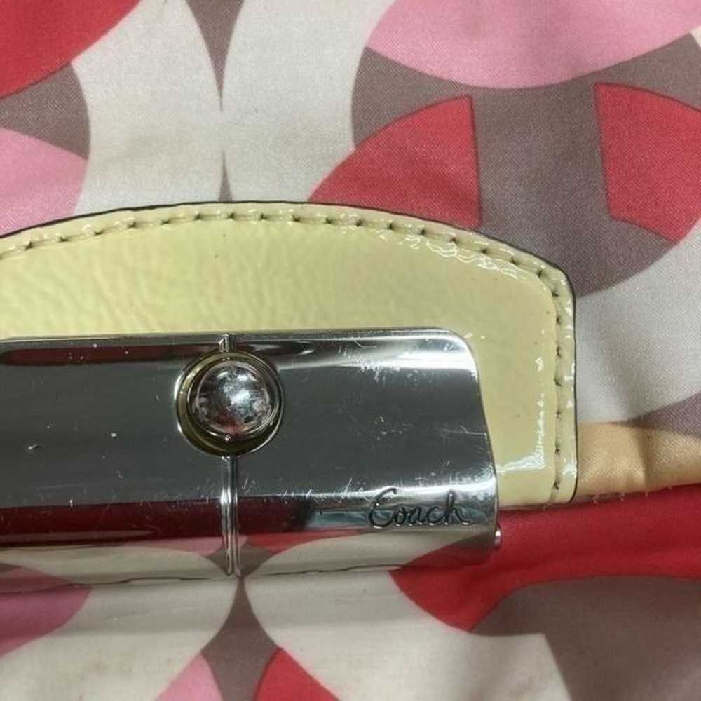 COACH Kristin Satchel Handbag  L1276-F22745 Yello… - image 4