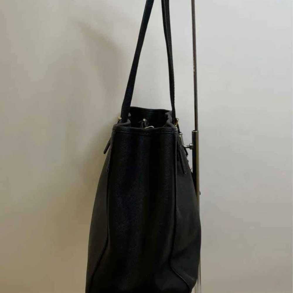 Michael Kors MK DESIGNER Black Tote Purse Handbag - image 3