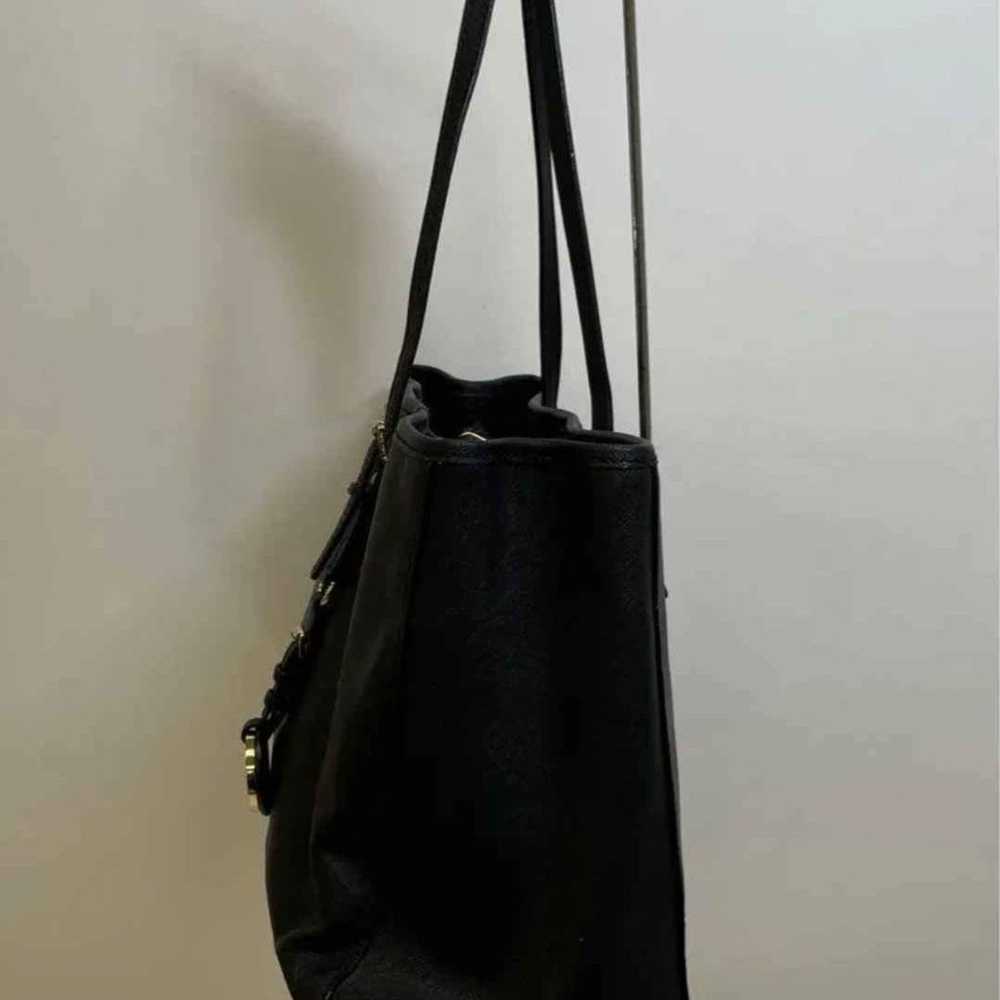Michael Kors MK DESIGNER Black Tote Purse Handbag - image 4