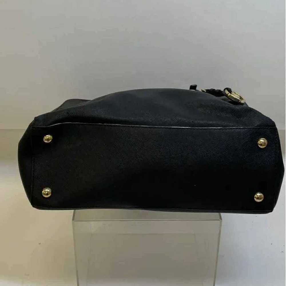 Michael Kors MK DESIGNER Black Tote Purse Handbag - image 5