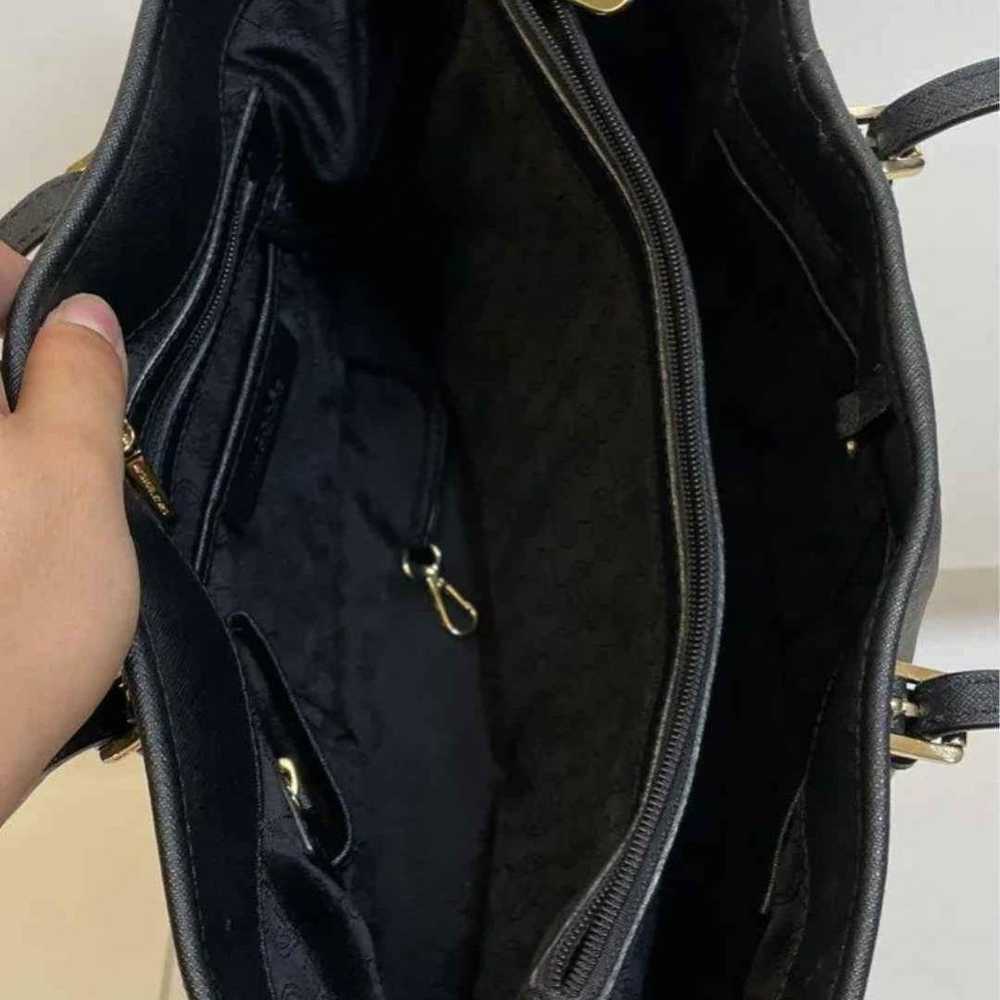Michael Kors MK DESIGNER Black Tote Purse Handbag - image 7