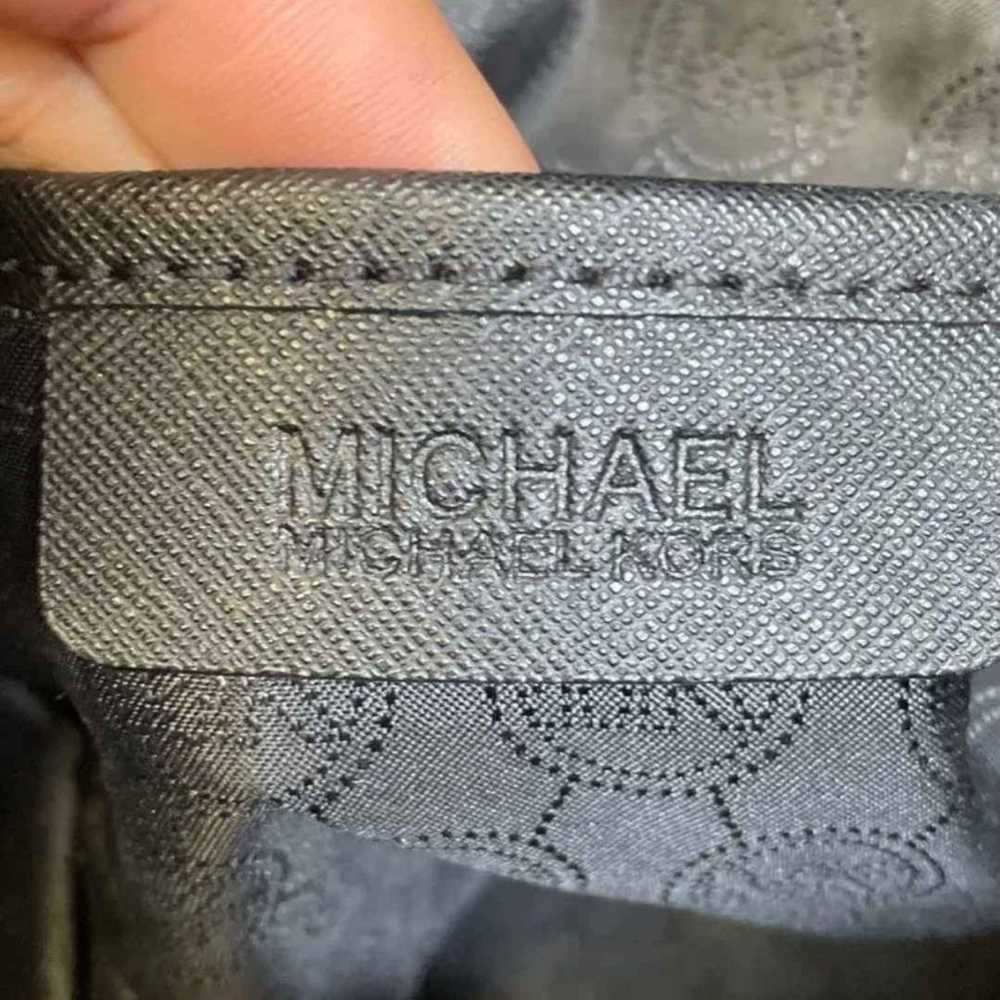 Michael Kors MK DESIGNER Black Tote Purse Handbag - image 9