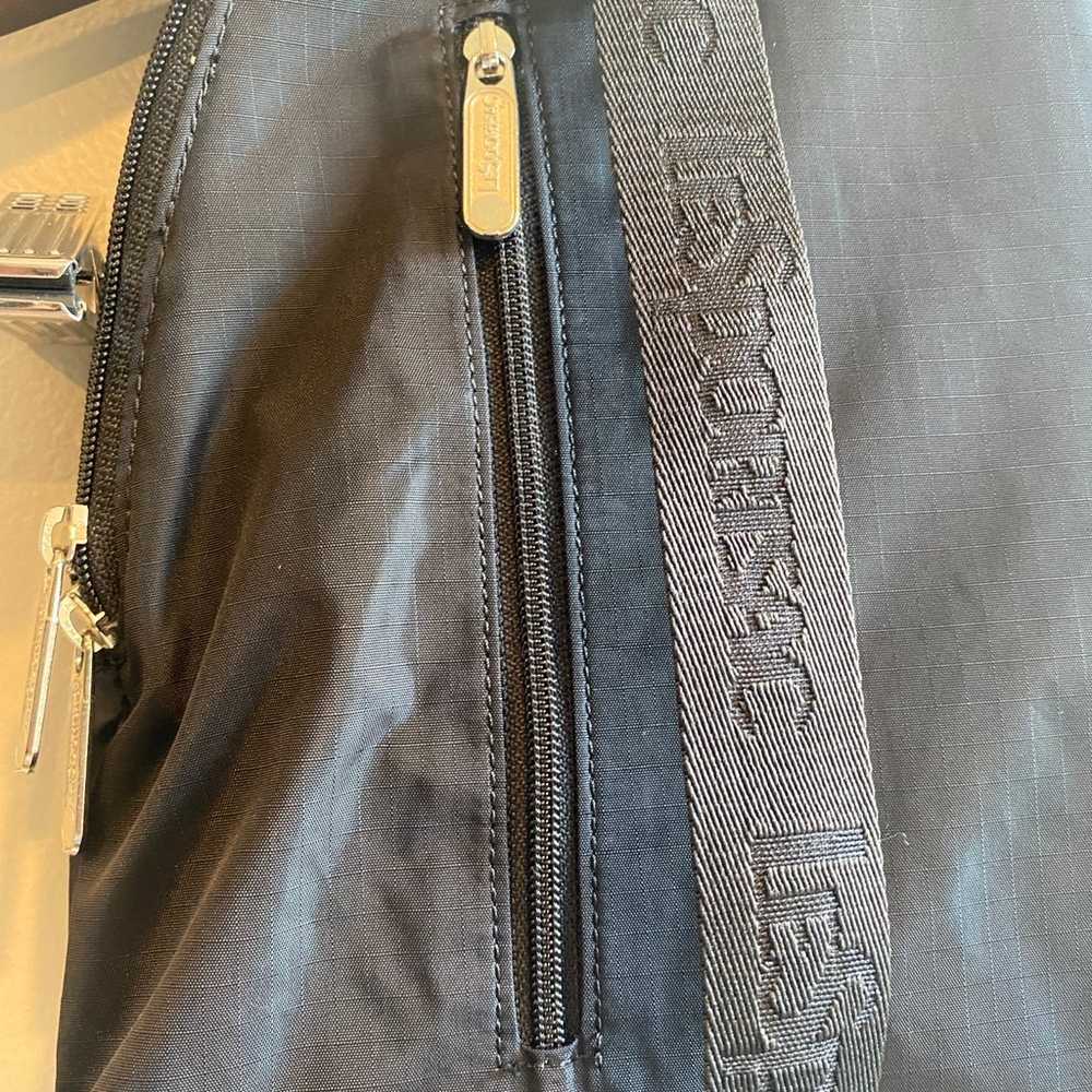 LeSportsac Mini Backpack Black Nylon - image 4