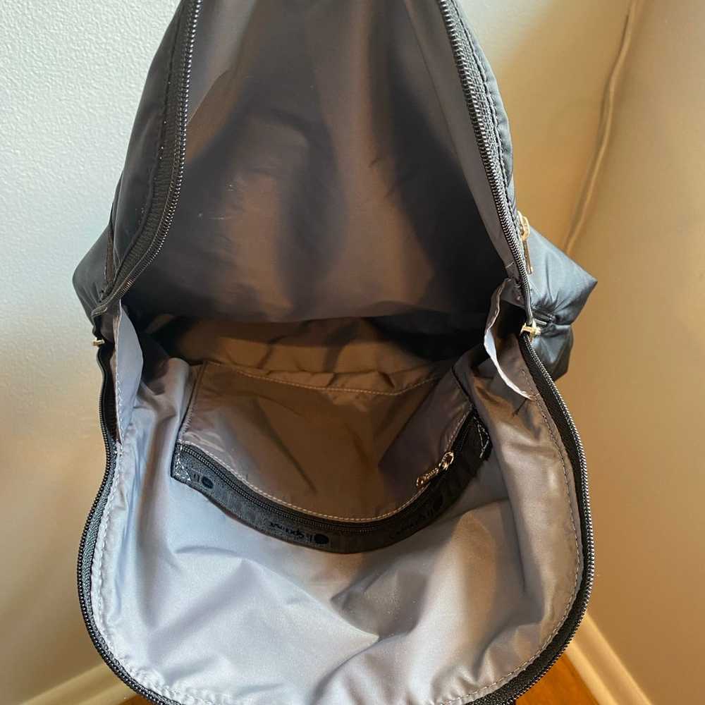 LeSportsac Mini Backpack Black Nylon - image 7