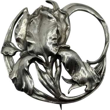 Antique Gorham Signed Art Nouveau Sterling Silver… - image 1