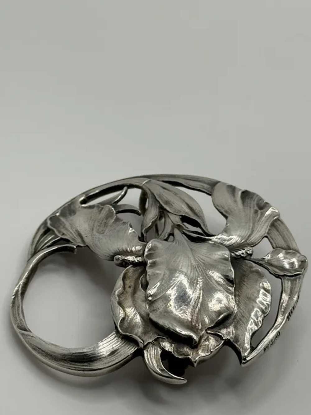 Antique Gorham Signed Art Nouveau Sterling Silver… - image 3