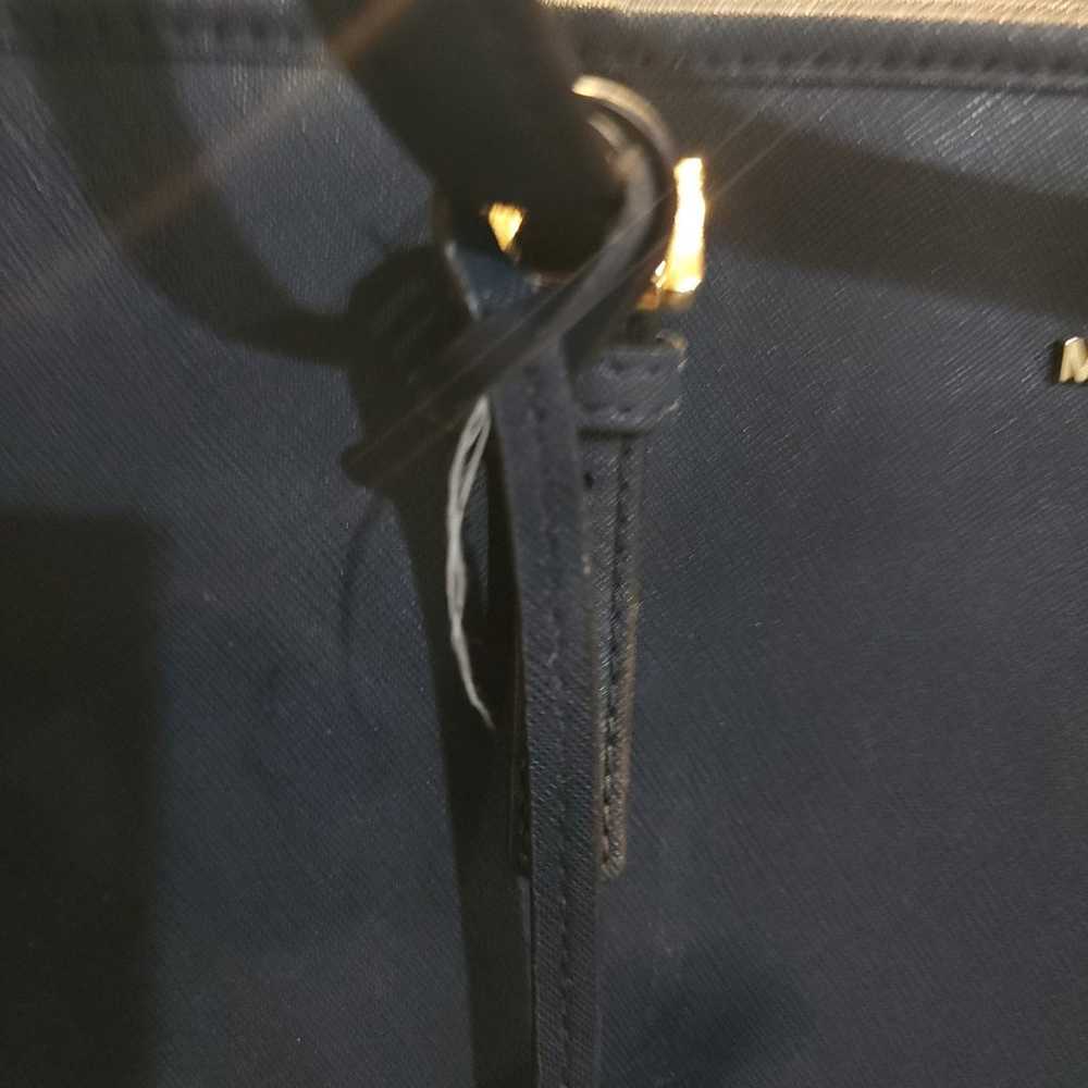 Michael Kors navy leather handbag - large - image 6
