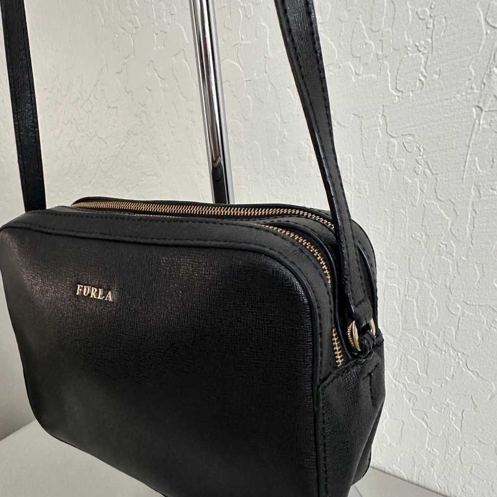 FURLA RiRi - Black Leather Crossbody Bag - image 3