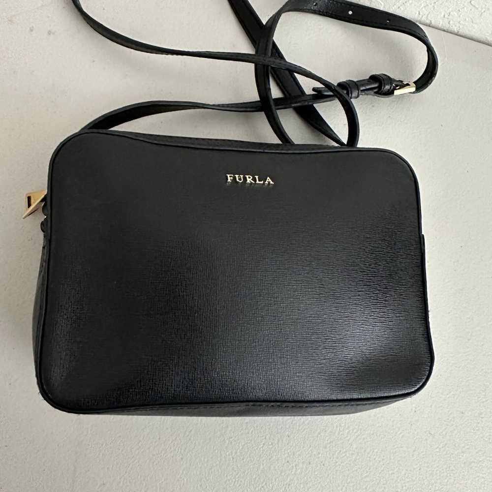 FURLA RiRi - Black Leather Crossbody Bag - image 4