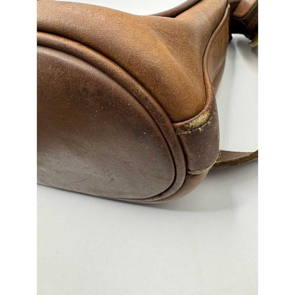 Vintage Coach Classic Shoulder Bag Saddle Leather… - image 3