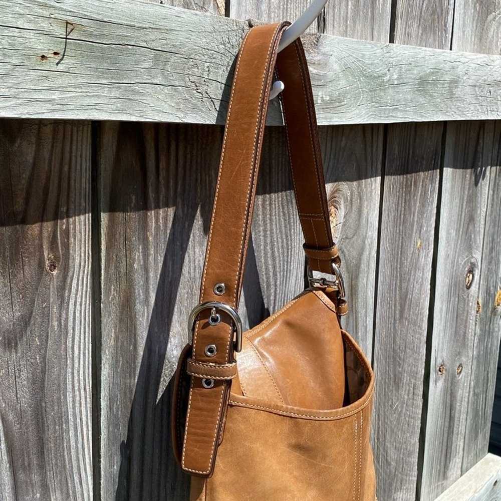 vintage Coach leather handbag - image 2