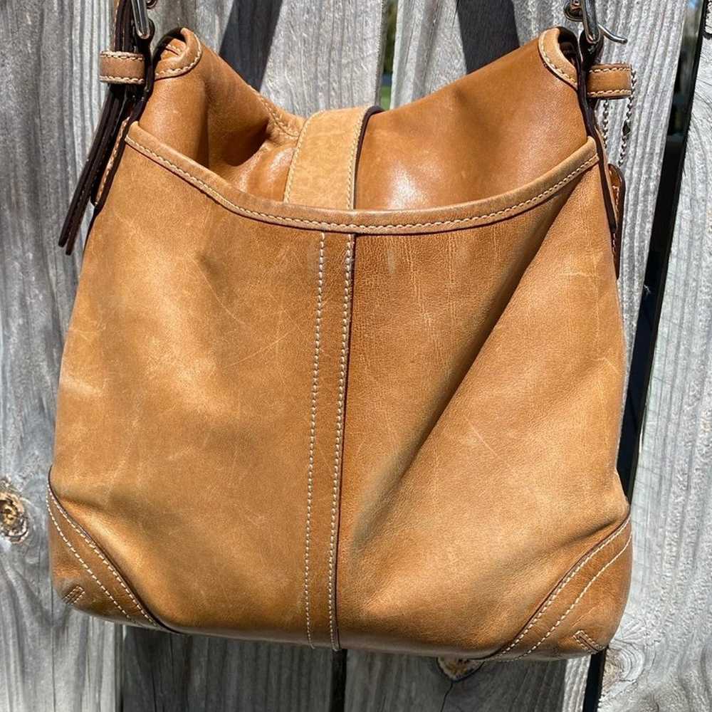 vintage Coach leather handbag - image 3