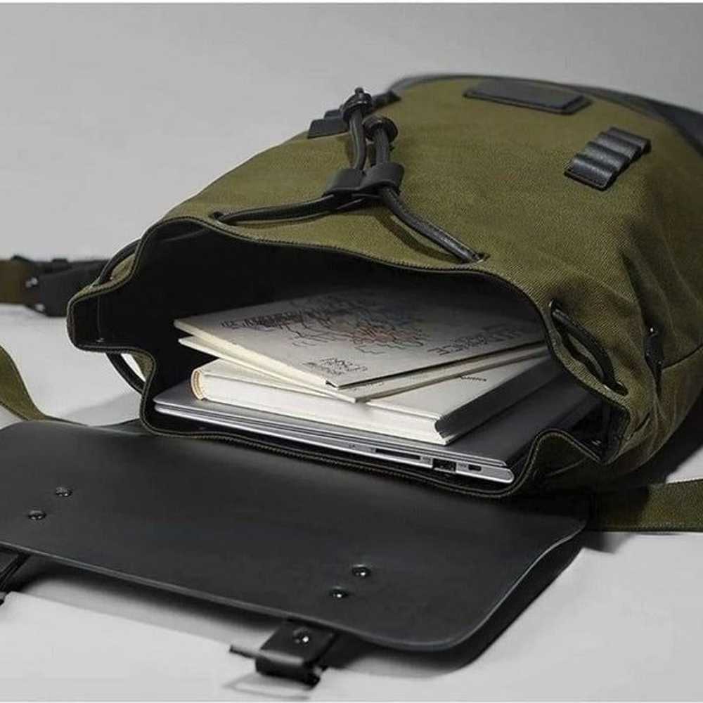 Gaston Luga Praper Backpack Olive + Black UNISEX - image 4