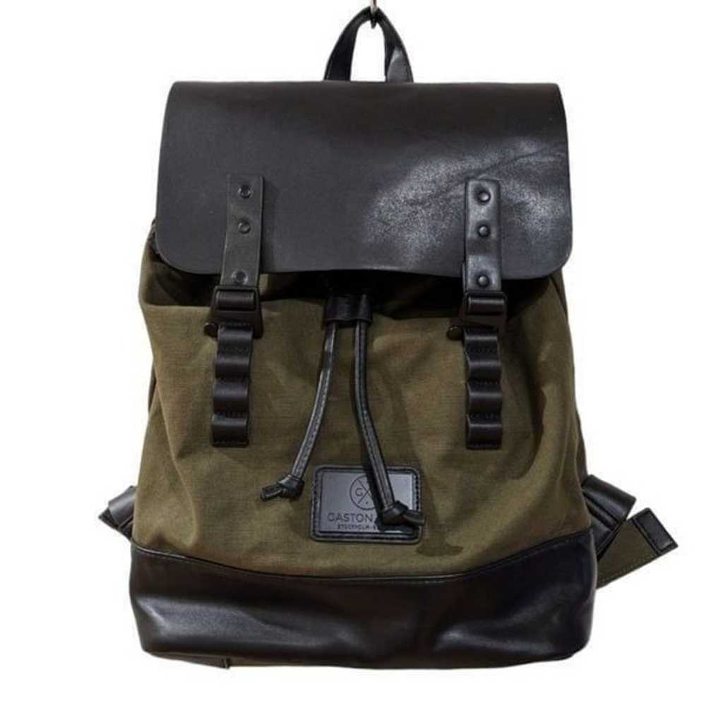Gaston Luga Praper Backpack Olive + Black UNISEX - image 5