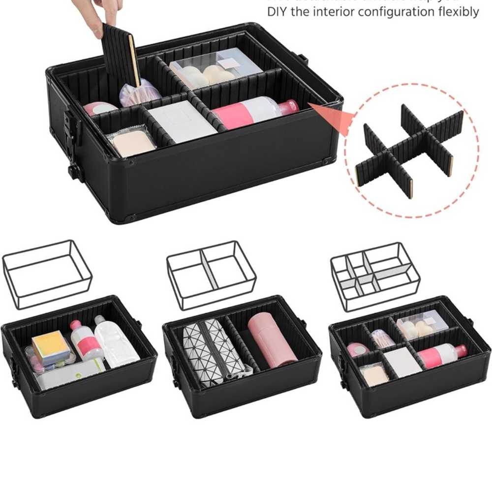 Yaheetech makeup and hair travel case - image 5