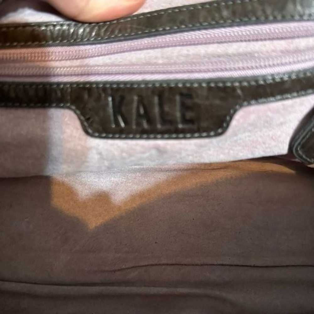 Kale leather bag with brushed nickel - image 10
