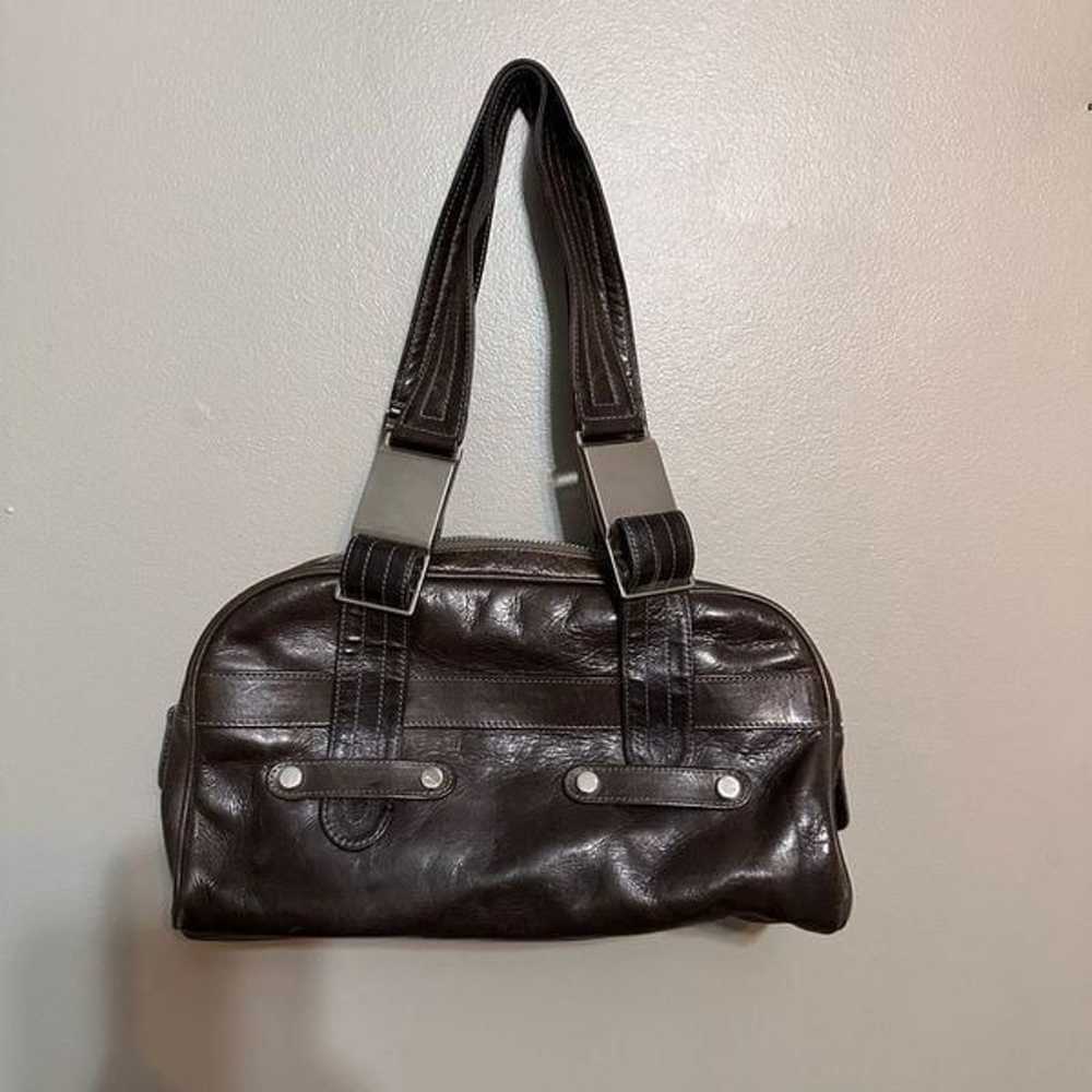 Kale leather bag with brushed nickel - image 2