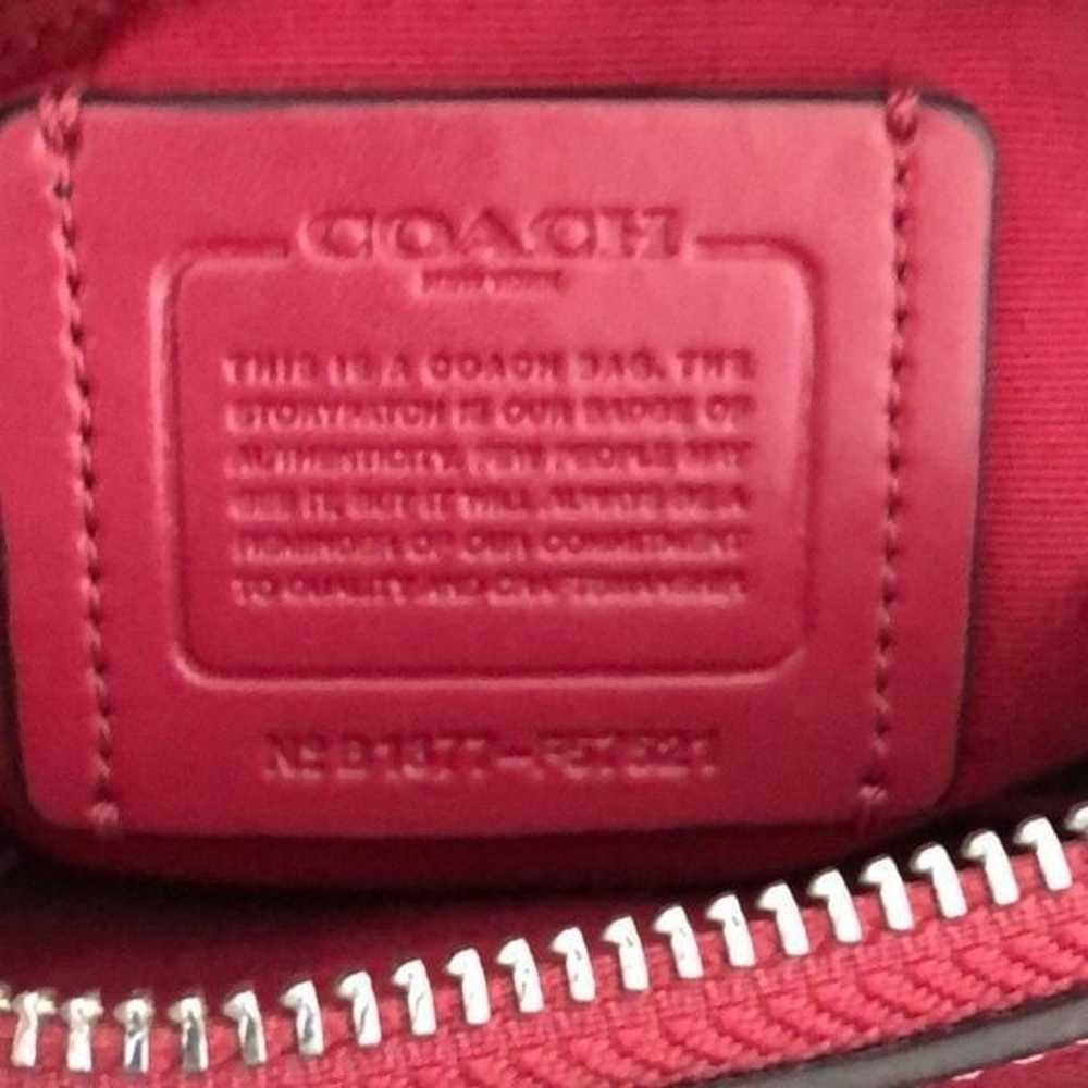Coach Women's Crossgrain Leather Mini Bennett Sat… - image 6