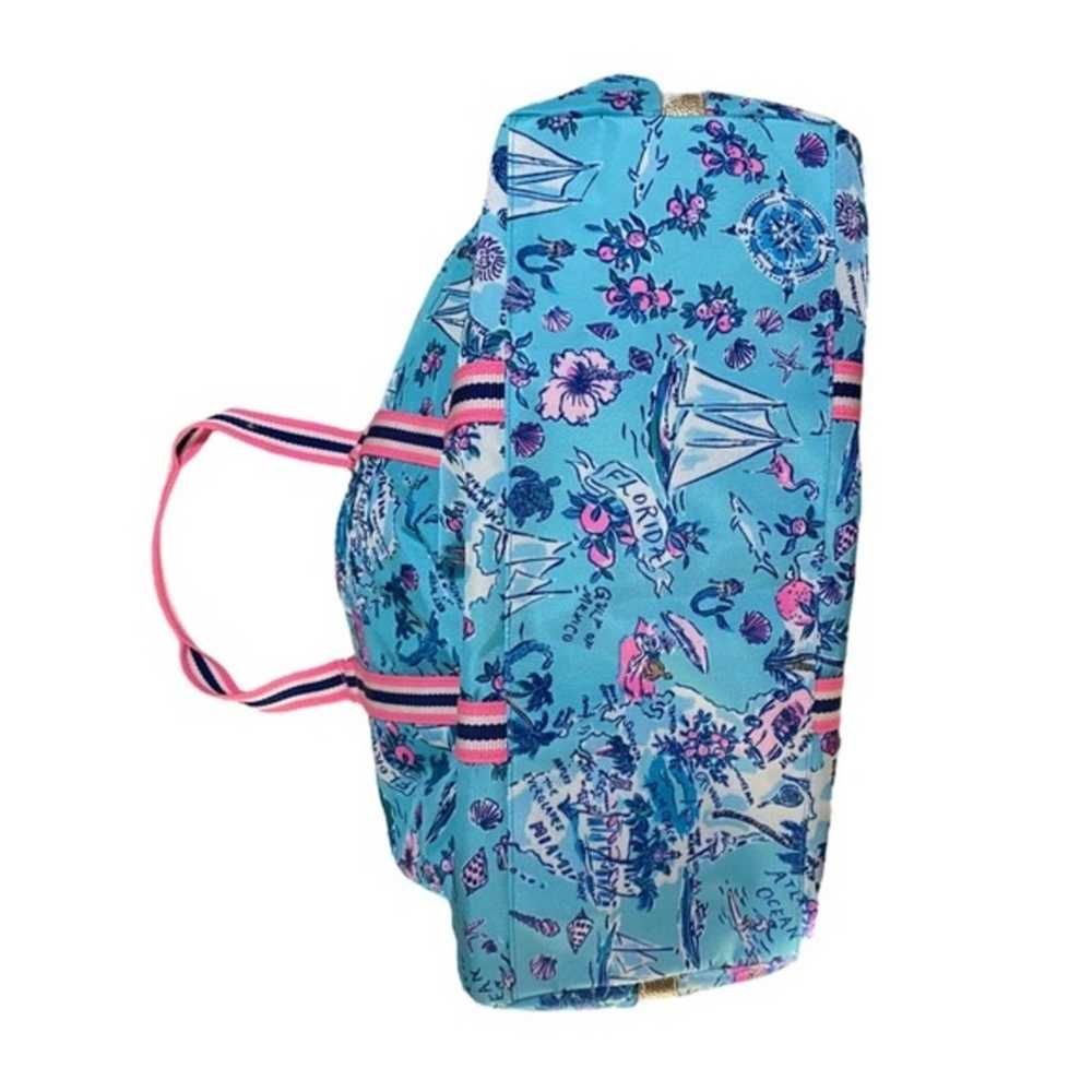 Lilly Pulitzer Overnight Duffle Bag Adjustable St… - image 10