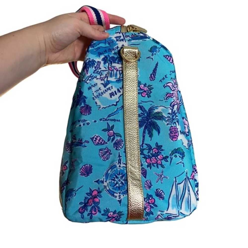 Lilly Pulitzer Overnight Duffle Bag Adjustable St… - image 5