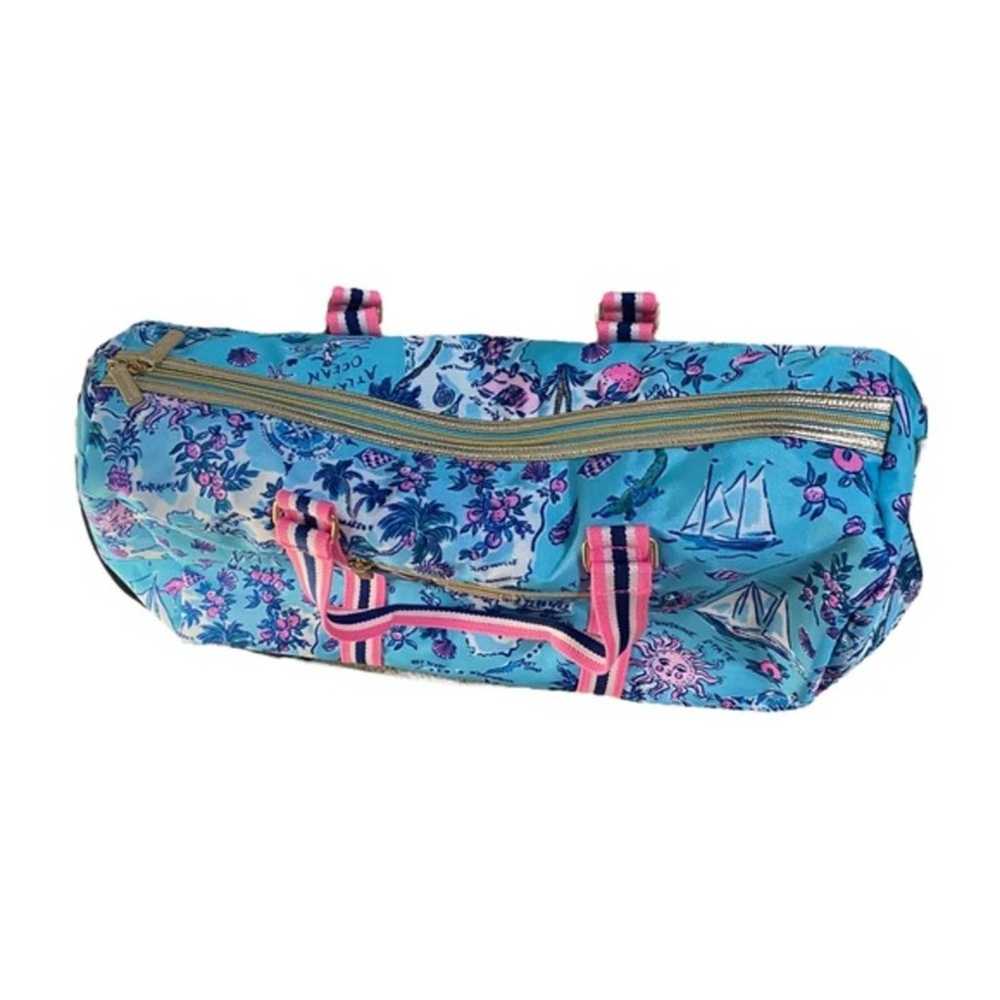 Lilly Pulitzer Overnight Duffle Bag Adjustable St… - image 6