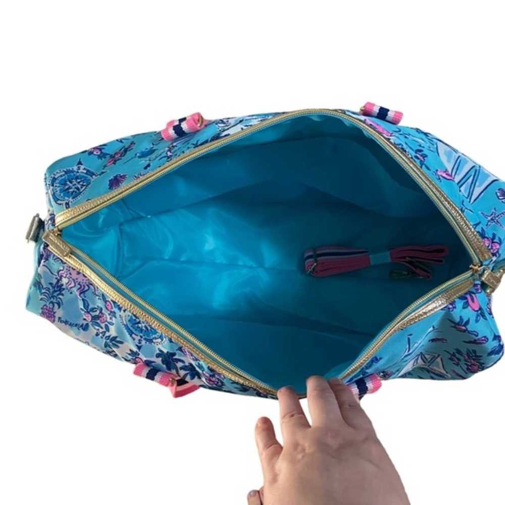 Lilly Pulitzer Overnight Duffle Bag Adjustable St… - image 7
