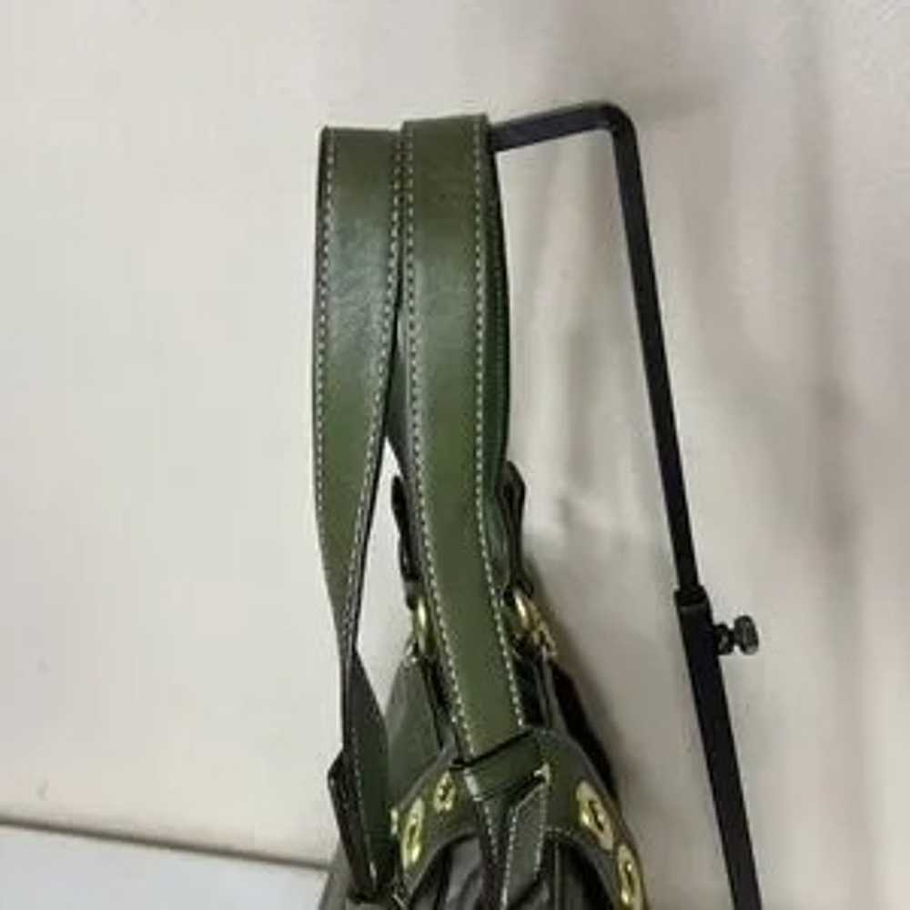 COACH F13757 LILY GREE LEATHER TOTE SHOULDER BAG - image 4