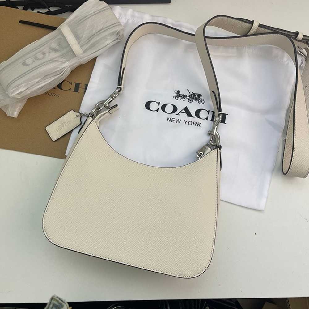 Coach Hobo Crossbody Bag With Signature Canvas - image 2