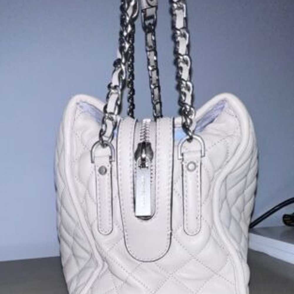 Michael Kors Handbag Gray Leather Handbag Carryon… - image 5