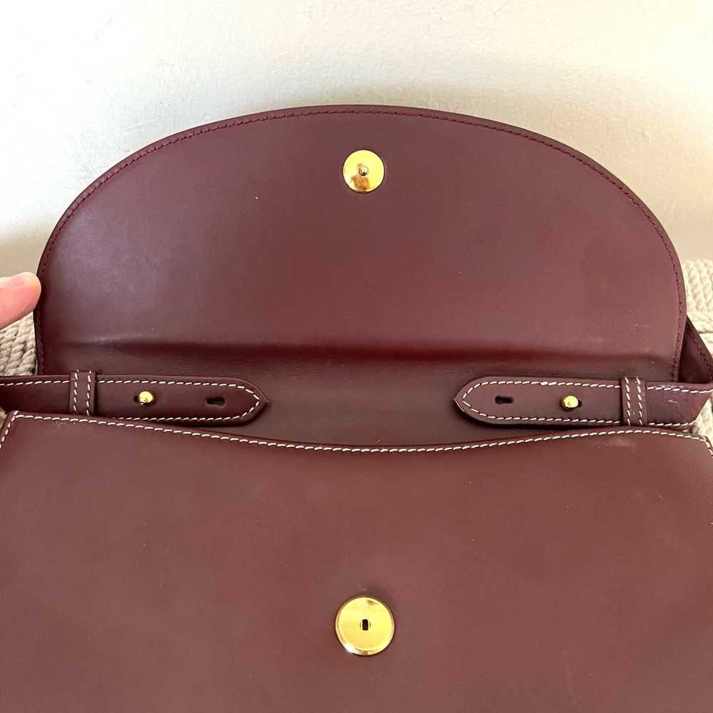 Cartier Burgundy Flap Crossbody / Shoulder Bag - image 8