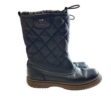 Coach Samra Quilted All Weather Winter Snow Boots… - image 1