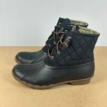 Sperry Saltwater Quilted Duck Boots Womens 8.5 Bl… - image 1