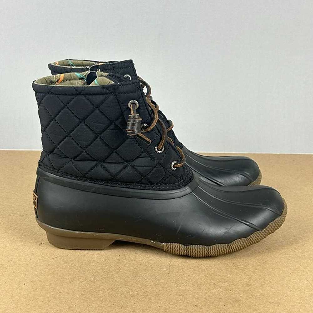 Sperry Saltwater Quilted Duck Boots Womens 8.5 Bl… - image 3