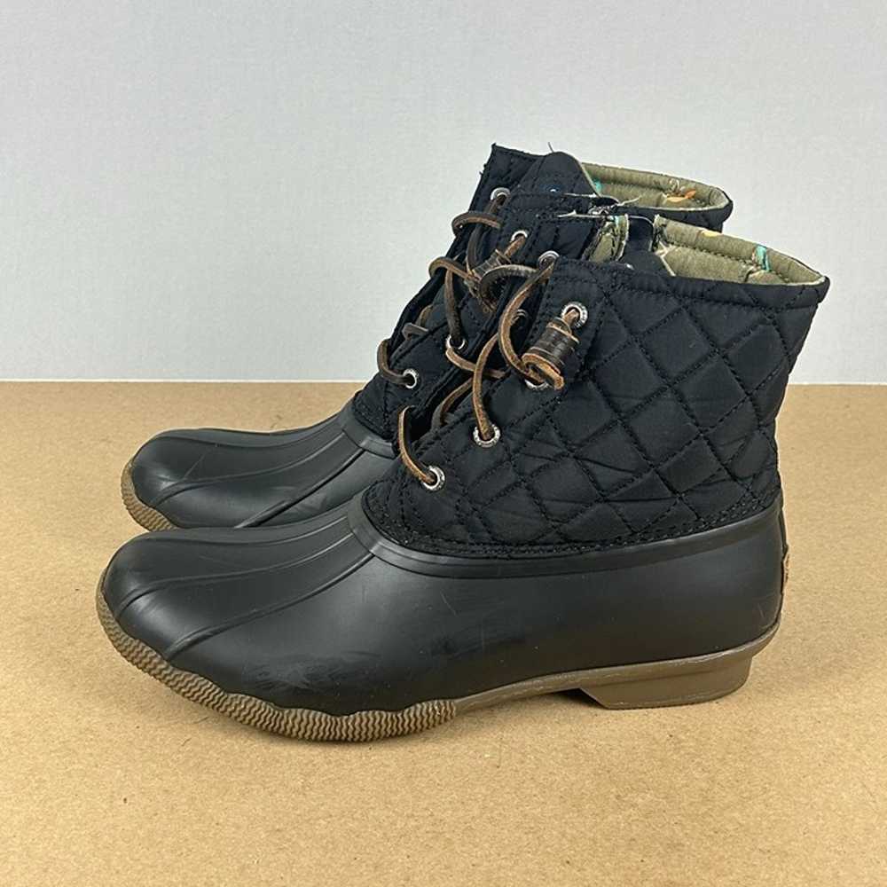 Sperry Saltwater Quilted Duck Boots Womens 8.5 Bl… - image 8
