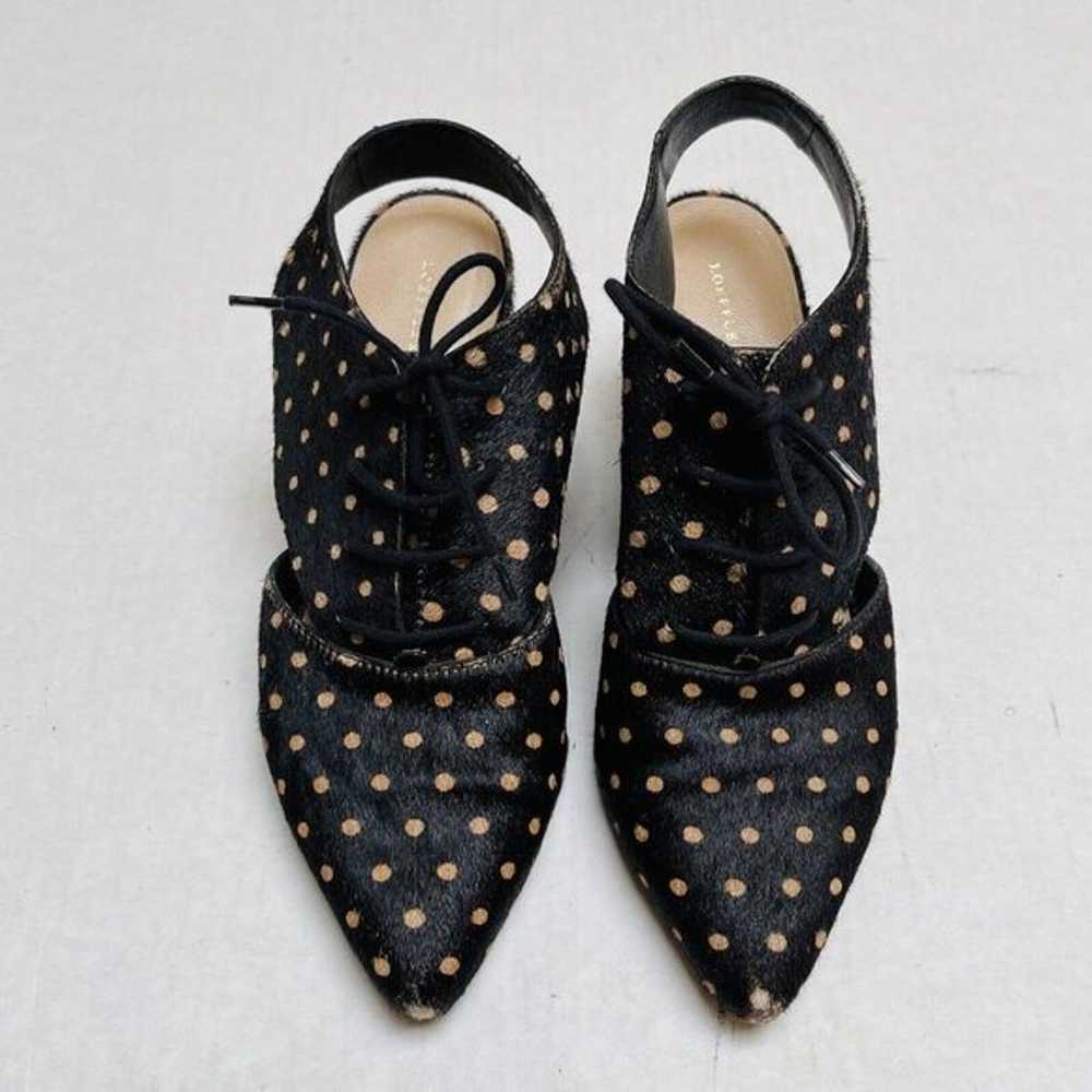 Loeffler Randal Wedge Sandals Womens 6.5 Polka Do… - image 3