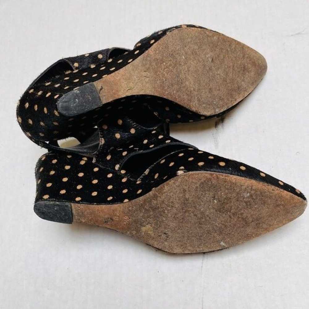 Loeffler Randal Wedge Sandals Womens 6.5 Polka Do… - image 8