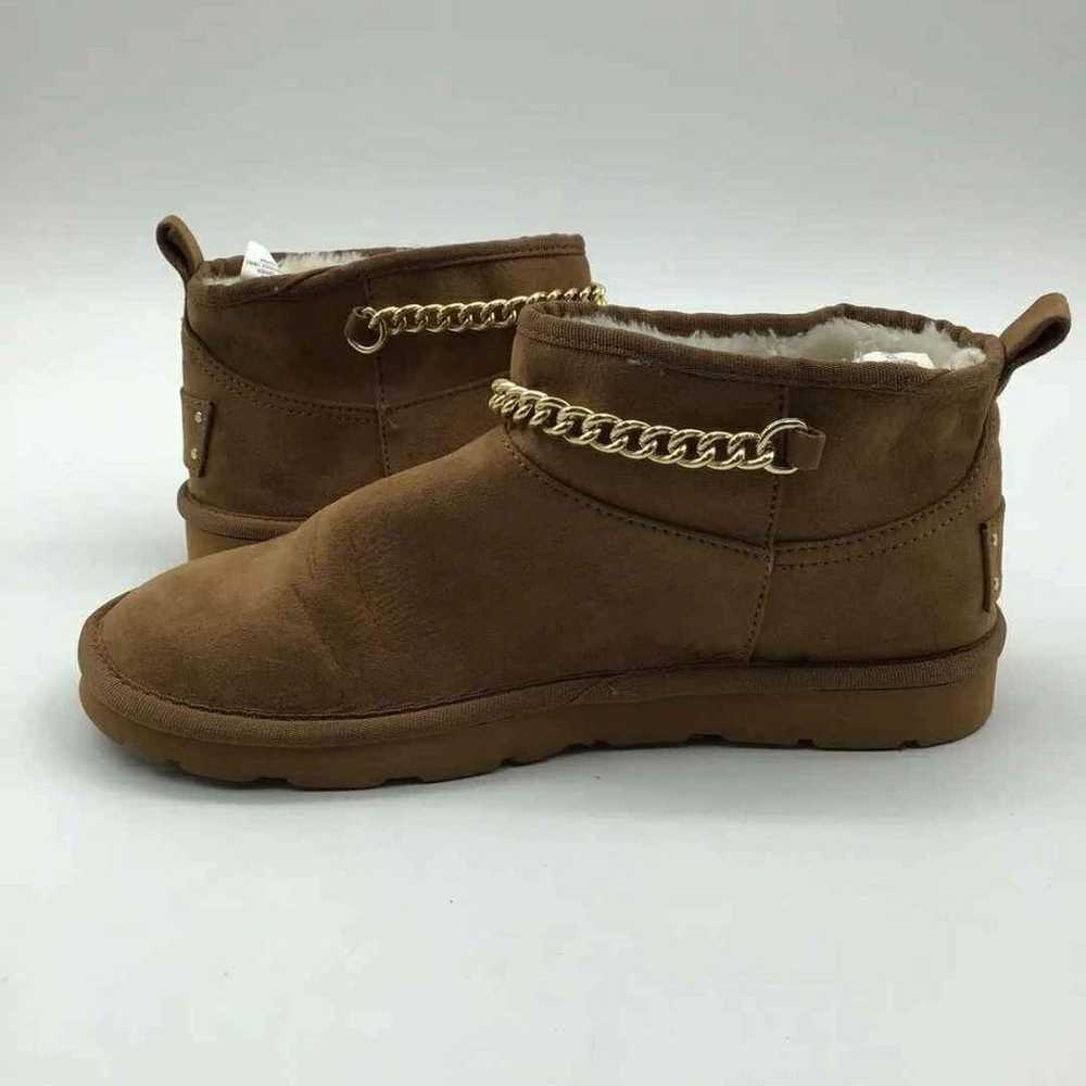 Like NEW Guess Brown Ugg Like Booties Boots Size … - image 7