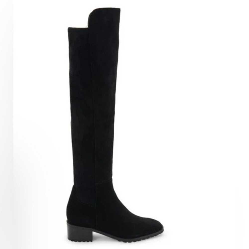 Blondo tall black suede boots waterproof size 8.5 - image 1