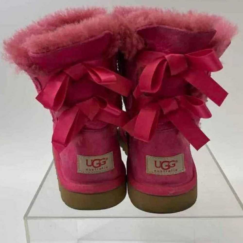 UGG Bailey Bow Women's Pink Winter Boots - Size 4 - image 1