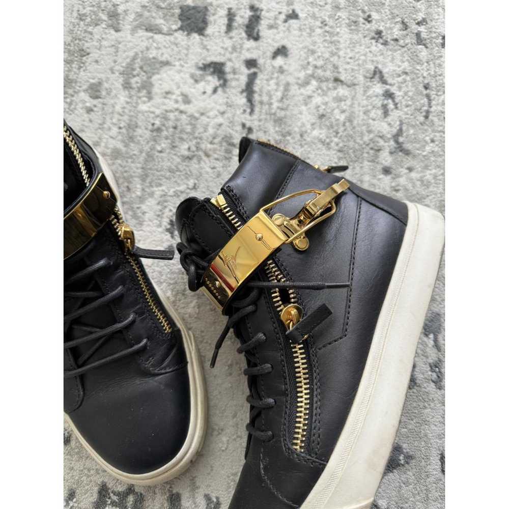 Giuseppe Zanotti Leather trainers - image 4